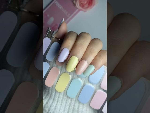 Rainbow nails that only take 60secs #nails #naildesigns #nailart #nailtech #manicure #nailtutorial