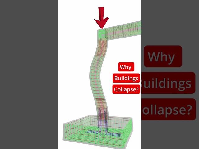 The Real Reason Buildings Fall #shorts #civilengineering #construction #column  #building #concrete