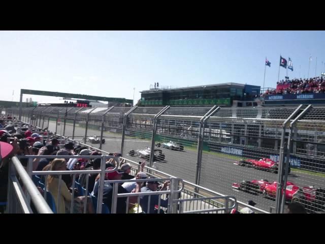 2015 Formula 1 Rolex Australian Grand Prix - Race Start 4K