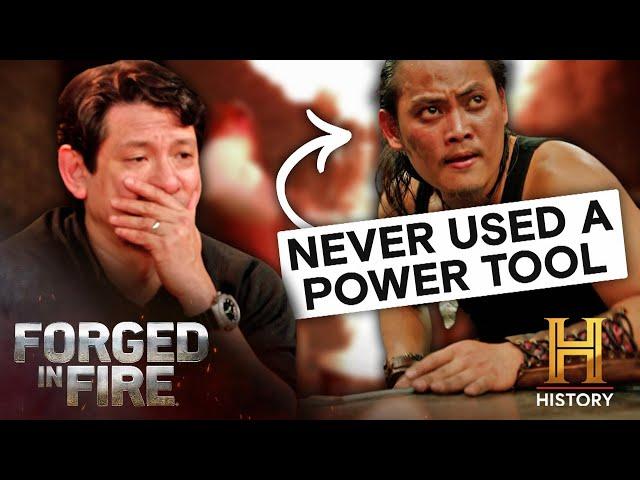 Rookie Bladesmith Nearly Faints! | Forged in Fire (Season 1)