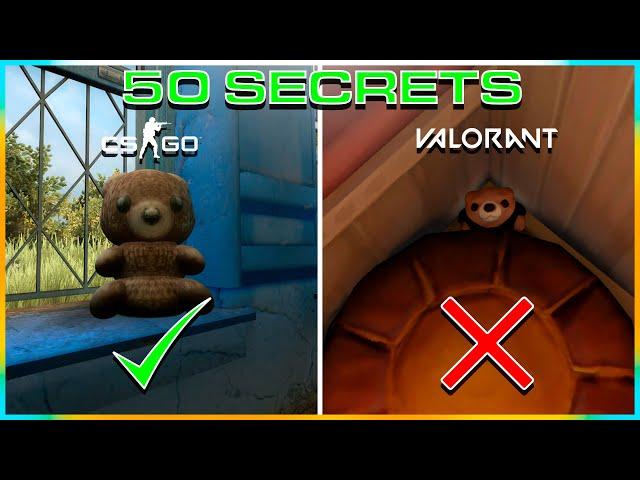 50 SECRETS / EASTER EGGS IN CS:GO