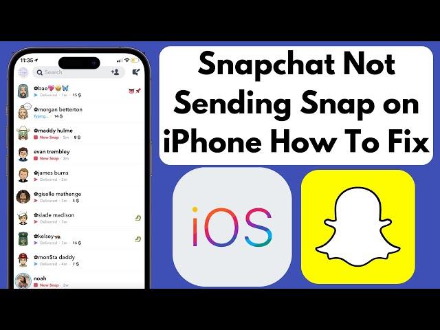 How To Fix Snapchat Not Sending Snap on iPhone Solved