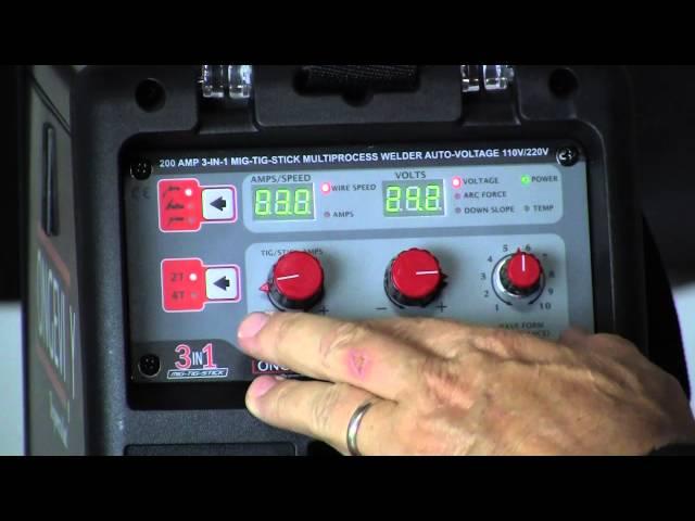 LONGEVITY PROMTS 200i MIG TIG STICK 3 IN 1 WELDER SETUP TIPS TRICKS REVIEW