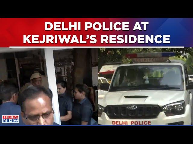 Delhi Police Along With Forensic Team At Arvind Kejriwal Residence, New Twist To Emerge? | Top News