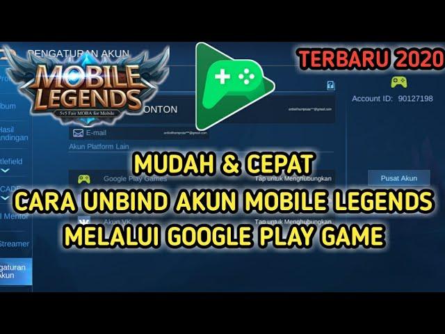 Cara Unbind Akun Google Play Mobile Legends