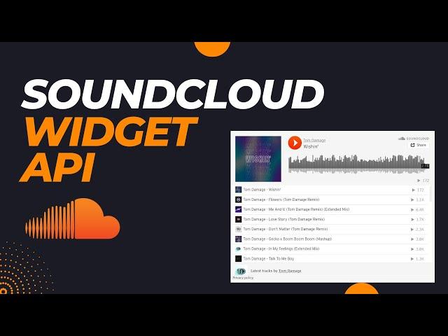 How to Embed the SoundCloud Widget API in Your Website - HTML & CSS