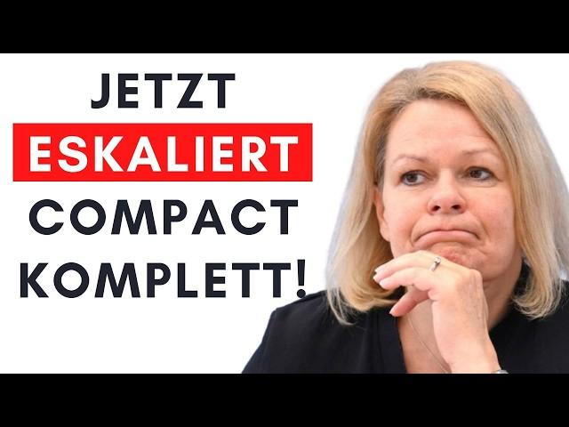 Compact stellt Strafanzeige gegen Faeser und Haldenwang!