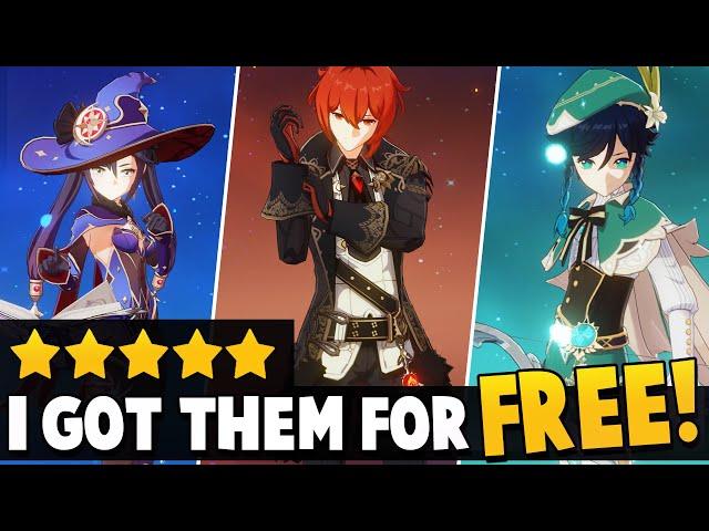 The #1 Mistake Everyone's Doing in Genshin Impact & How I Got The Best 5 Characters For Free!
