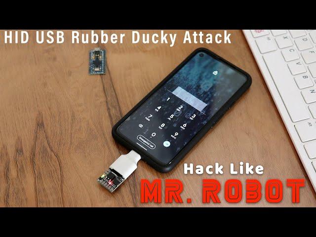 DIY USB rubber ducky like Mr. Robot [Hindi]