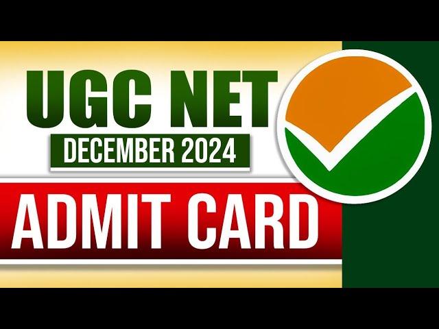 UGC NET Jan 2025 : LATEST UPDATES ON Admit Card & City Intimation। NTA UGC NET Official Notification