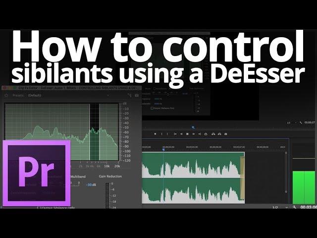 HOW TO control sibilants using a DeESSER 