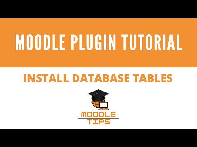 Moodle plugin developer tutorial - create database tables #2