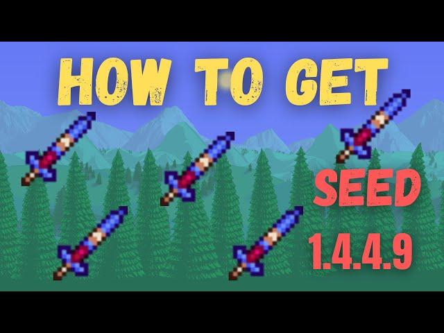 How To Get The ENCHANTED SWORD In Terraria I Seed 1.4.4.9 (2024)