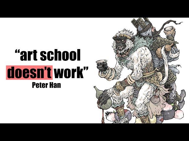 How to become a PRO artist without Art School // Peter Han