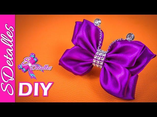 How to make Ribbon Bows: Satin Ribbon Butterflies Bows | Video# 50 | SDetalles | DIY