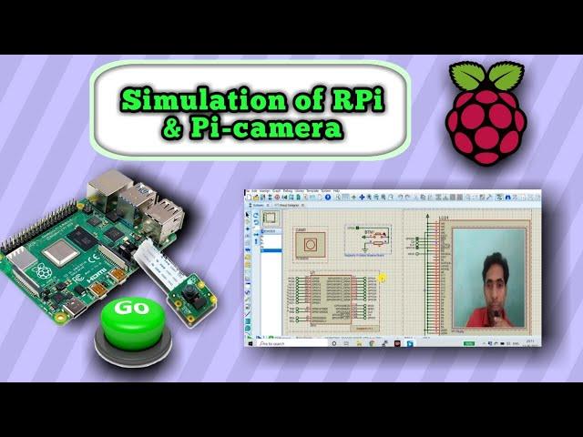 Simulation of Raspberry Pi with camera in Proteus