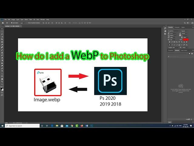 Webp plugin for photoshop cc 2020 2019 2018