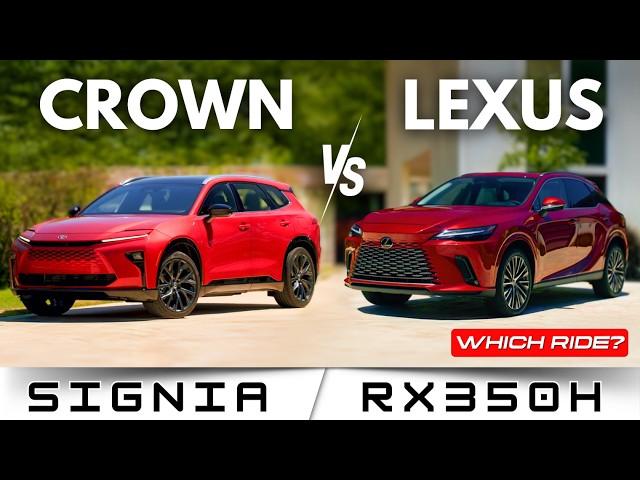 2025 Toyota Crown Signia vs. 2024 Lexus RX: Ultimate Luxury SUV Comparison