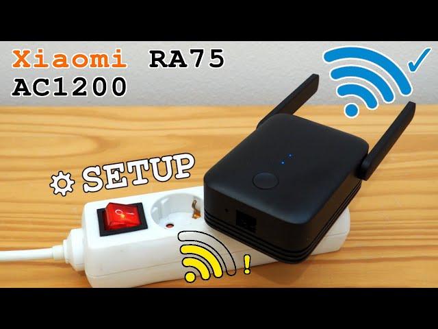 Xiaomi RA75 Wi-Fi repeater dual band • Unboxing, installation, configuration and test