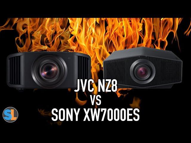 JVC NZ8 vs Sony XW7000es! 2022 Projector Shootout