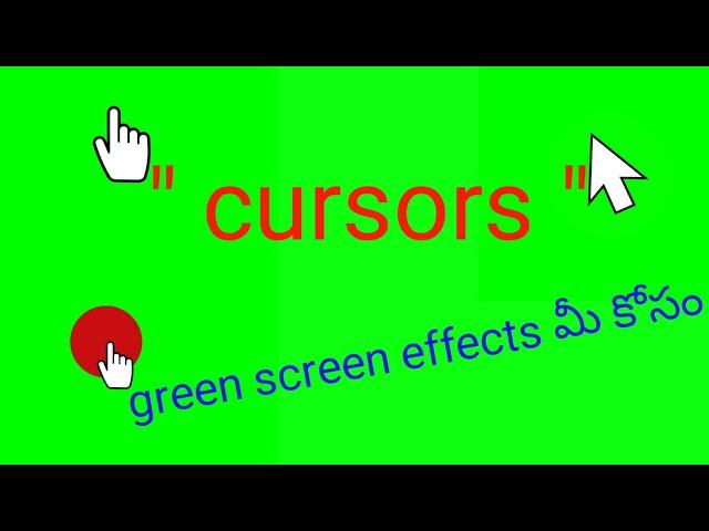 Top 5 cursors green screen effects|cursors green screen effects|cursors video editing effects|