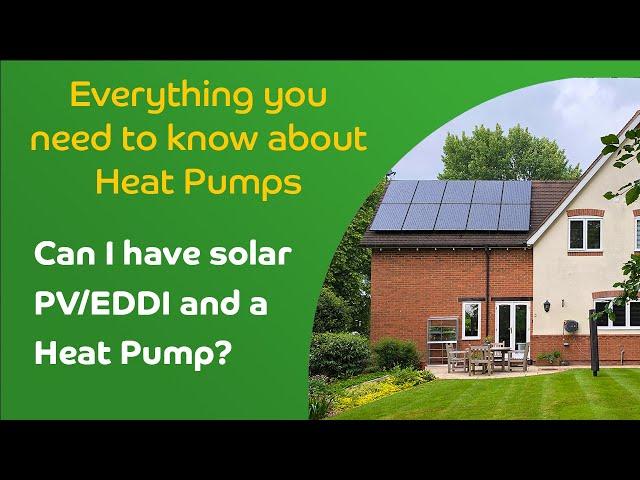 Can I have a Solar PV/EDDI and a Heat Pump?