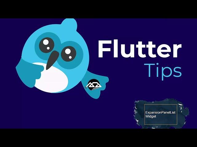 41 - Flutter tips 41 ( ExpansionPanelList widget )