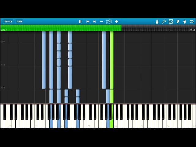 Timber Timbre - Run From Me [Synthesia] - Piano