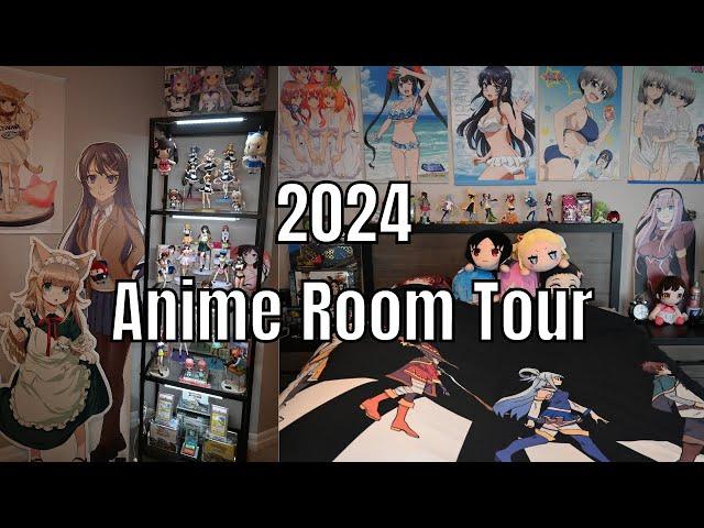 2024 Anime Room Tour (Figures, Pokémon cards, Manga, Merchandise, & Gaming setup)