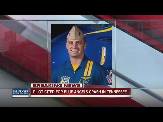 Pilot error primary cause of Blue Angels crash