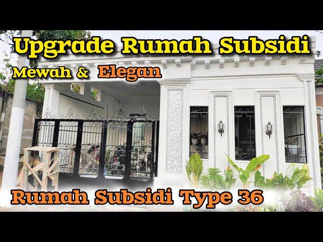 RENOVASI RUMAH SUBSIDI TYPE 36 TERAS MINIMALIS MODERN