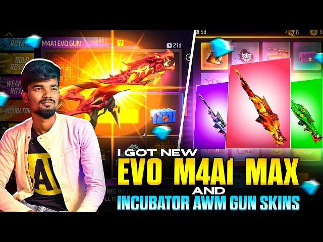 RIP 10000$ DIAMONDS ||  FREE FIRE NEW M4A1 EVO GUN SPINING VIDEO IN TAMIL || GAMING TAMIZHAN