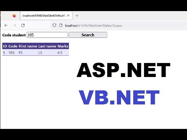 How to search data in SQL database Using filter GridView in Asp.net(VB.net)