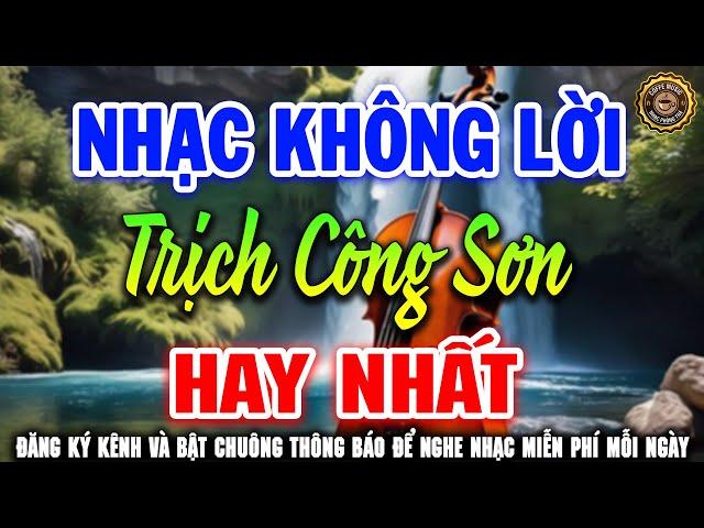 Nhạc Không Lời Trịnh Công Sơn Hay Nhất | Hòa Tấu Guitar Cổ Điển, Nhẹ Nhàng Êm Tai Nghe Rất Thoải Mái