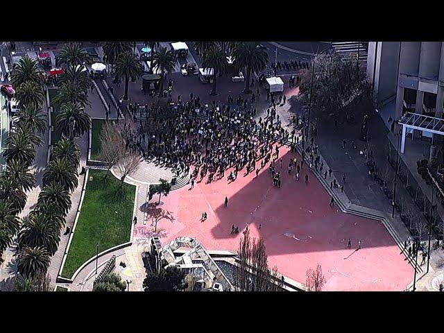 WATCH LIVE: Supporters rally in solidarity with Ukraine in SF as Russian invasion continues