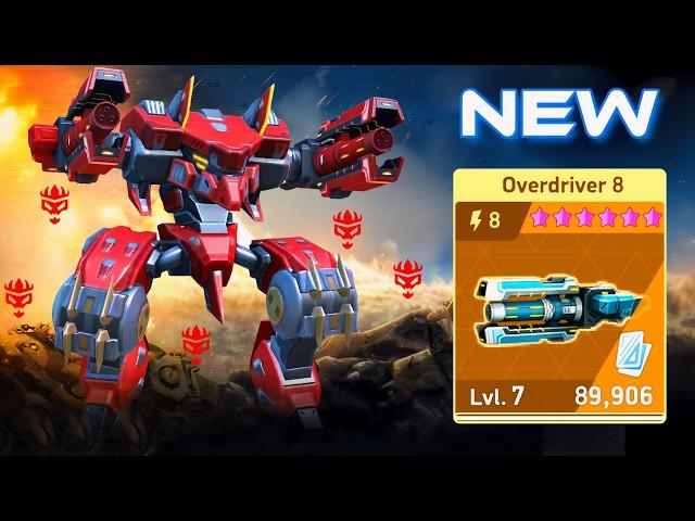 NEW WEAPON Overdriver 8 with Tengu & Shadow - Mech Arena