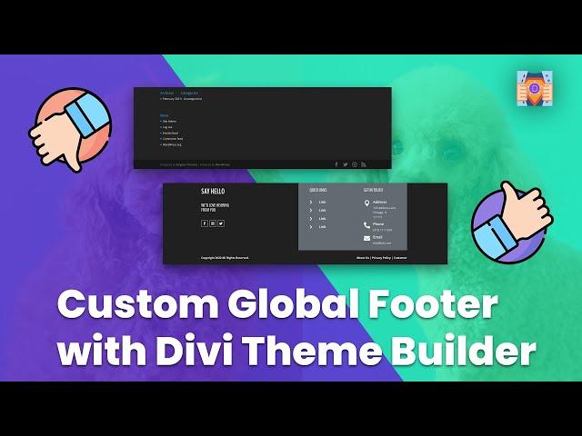 How to Build a Divi Global Footer using the Divi Theme Builder