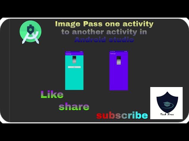 Pass the Image One Activity to Another Activity|Android studio|tech free