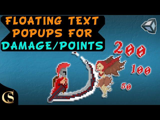 How to make a Floating Damage/Points Popup Text in Unity