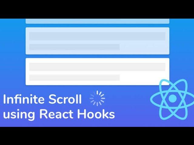 Infinite Scroll With API Call In React JS using react-infinite-scroll-component -NPM #reactjs#react