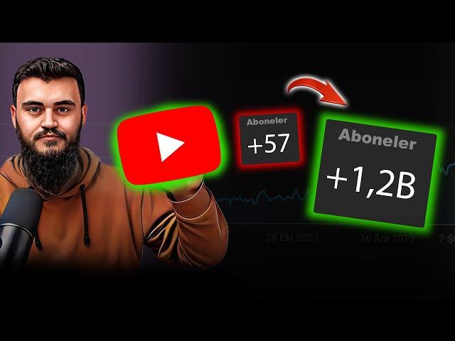 Kısa Sürede 1000 Abone  YouTube Abone Arttırma (2024'te YouTuber Olmak)