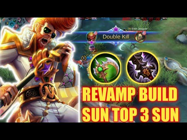 Revamp sun build hurts 2021top global 3 sun-MLBB