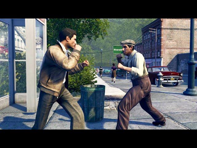 Mafia 2: Definitive Edition (PC) - Brutal Fighting & Funny Ragdolls - 4K/60FPS