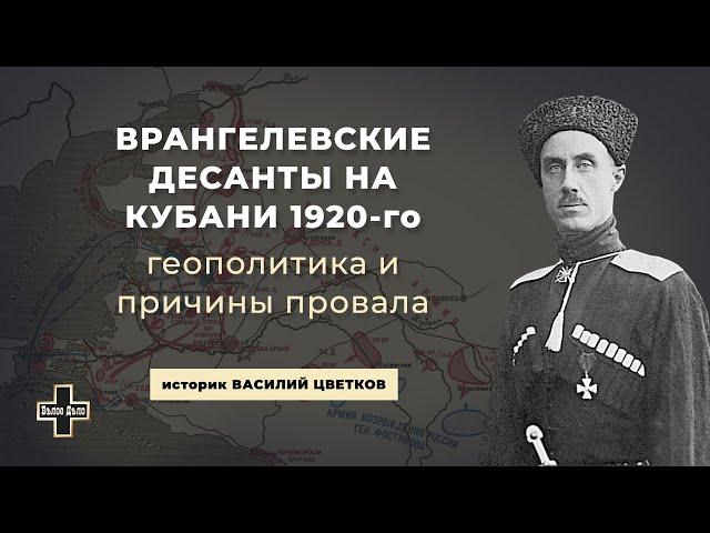 Врангелевские десанты на Кубани 1920-го: геополитика и причины провала. Историк Василий Цветков