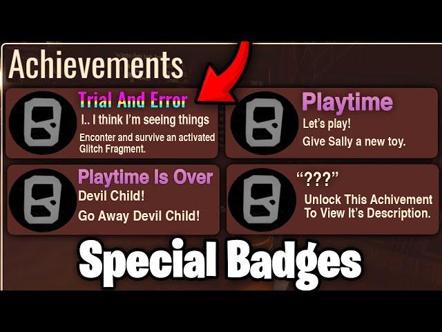 How To Get *ALL SPECIAL BADGES* In Floor 2 Content Update...