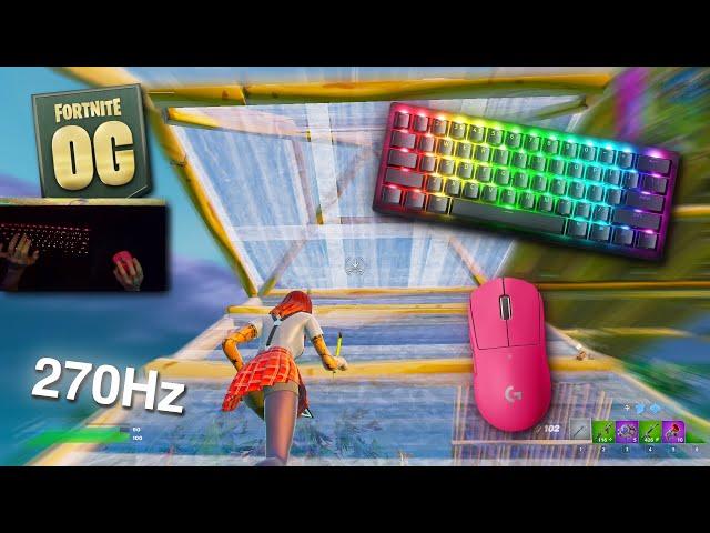 Razer Huntsman Mini ASMR OG Map Fortnite Reload 270 FPS Satisfying Keyboard Sounds