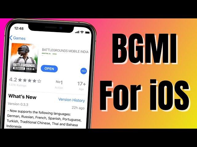 BGMI For iOS | How To Install Battleground India For iOS | Download PUBG Mobile India For iOS