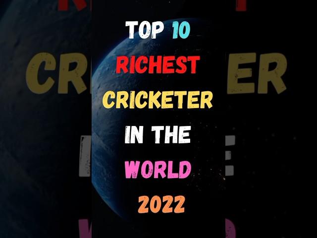 Top 10 Richest Cricketer In The World #top #shorts #2023 #richest #cricketer @aurfacts