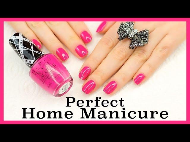 Perfect Home Manicure DIY Tutorial