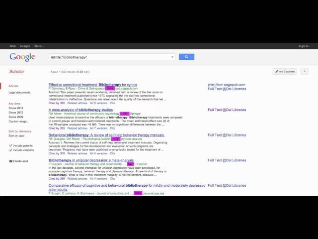 Effective Search Strategies for Google Scholar